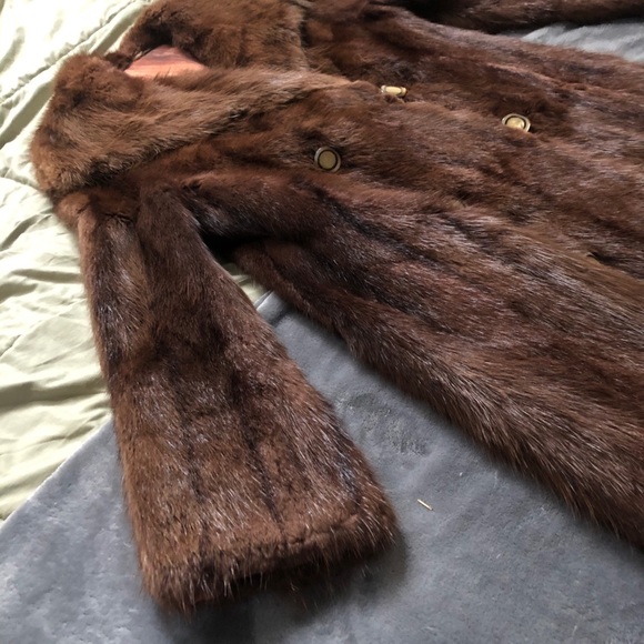VTG Full length Muskrat Fur Size xS/S Fully Lined - Picture 5 of 14